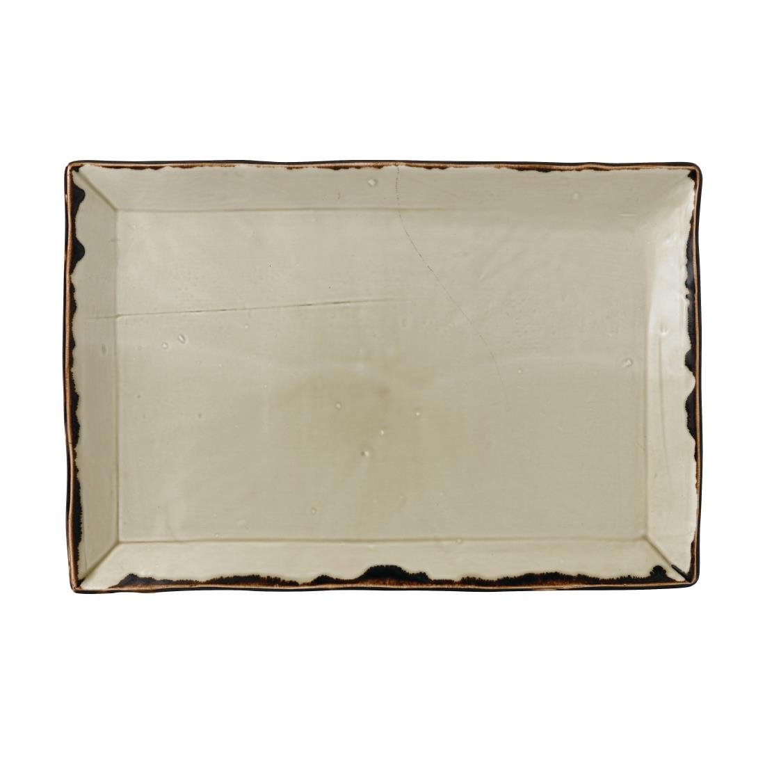 Dudson Harvest Rectangular Trays Linen 192 x 284mm (6 Pack)