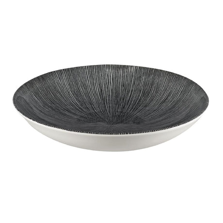 Churchill Studio Prints Agano Coupe Bowls Black 248mm (12 Pack)