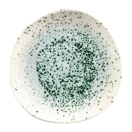 Churchill Studio Prints Mineral Green Centre Print Organic Round Plates 210mm (12 Pack)