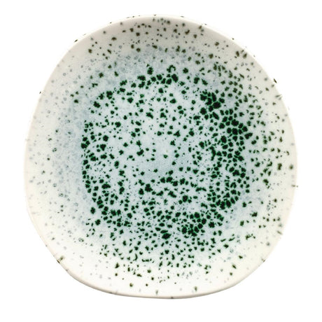 Churchill Studio Prints Mineral Green Centre Print Organic Round Plates 186mm (12 Pack)