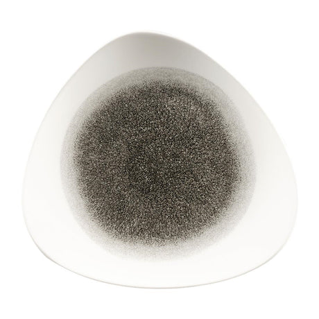 Churchill Studio Prints Raku Triangle Plates Quartz Black 311mm (6 Pack)