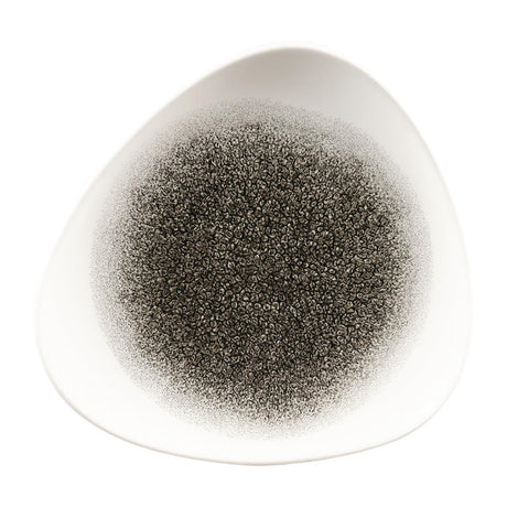 Churchill Studio Prints Raku Triangle Plates Quartz Black 192mm (12 Pack)