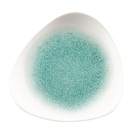Churchill Studio Prints Raku Triangle Plates Jade Green 192mm (12 Pack)