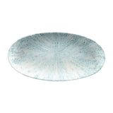 Churchill Studio Prints Stone Chefs Plates Aquamarine 299 x 150mm (12 Pack)