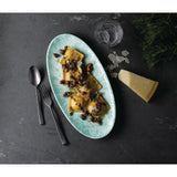 Churchill Studio Prints Stone Chefs Plates Aquamarine 347 x 173mm (6 Pack)