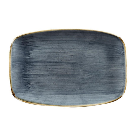 Churchill Stonecast No. 8 Oblong Chefs Plates 300 x 199mm Blueberry (6 Pack)