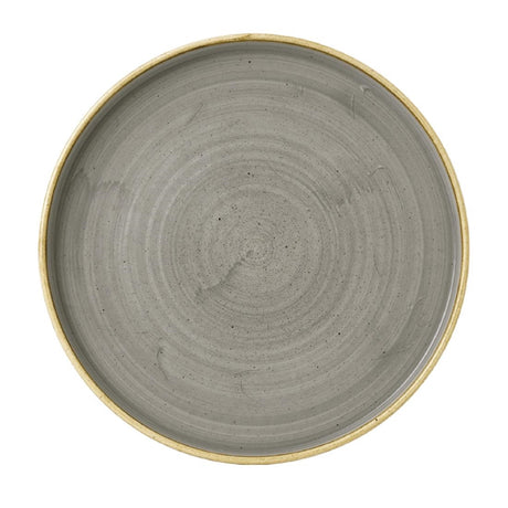 Churchill Stonecast Walled Chefs Plates Peppercorn Grey 260mm (6 Pack)