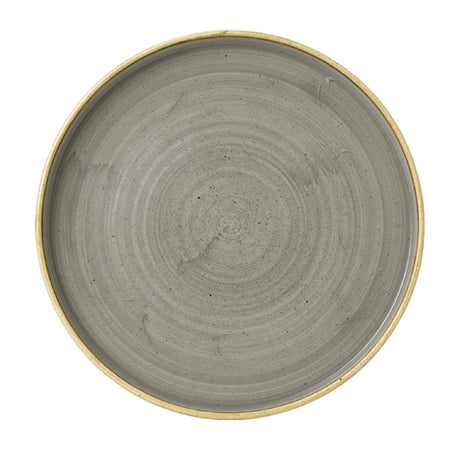 Churchill Stonecast Walled Chefs Plates Peppercorn Grey 210mm (6 Pack)