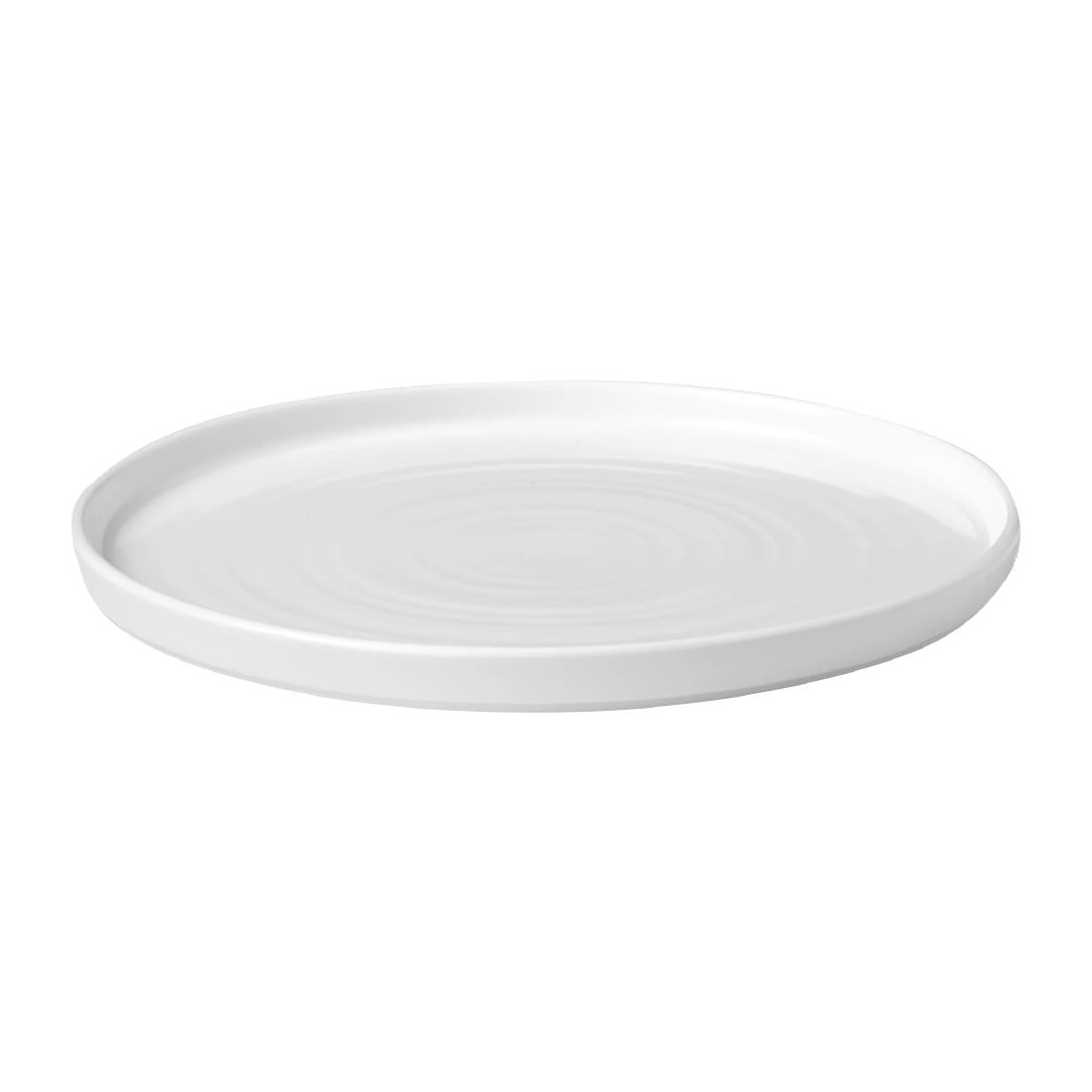 Churchill Chefs' Plates Walled Plates White 260mm (6 Pack)