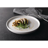 Churchill Chefs' Plates Walled Plates White 210mm (6 Pack)