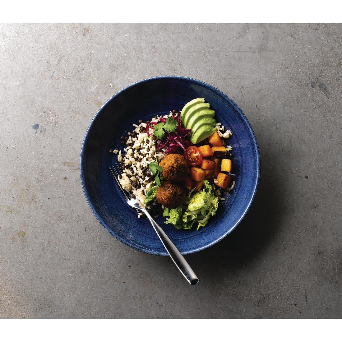 Churchill Stonecast Patina Coupe Bowls Cobalt 248mm (12 Pack)