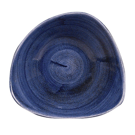 Churchill Stonecast Patina Triangular Bowls Cobalt 235mm (12 Pack)