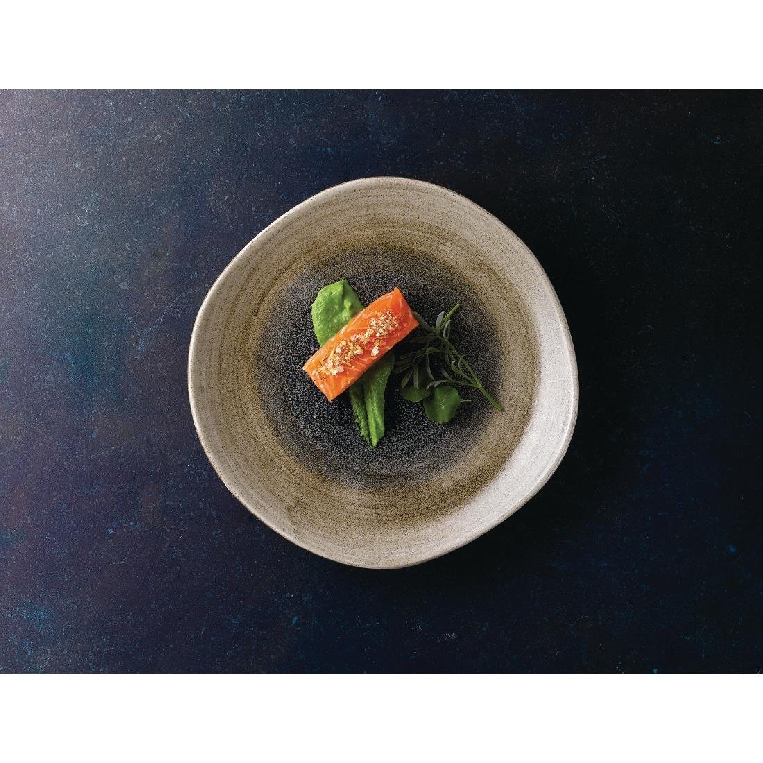 Churchill Stonecast Aqueous Organic Round Plates Bayou Taupe 264mm (12 Pack)