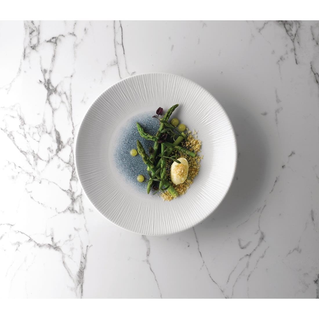 Churchill Bamboo Centre Print Deep Coupe Plates Topaz Blue 281mm (12 Pack)