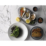 Churchill Bamboo Organic Oval Glasses Platter Dusk 295 x 162mm (6 Pack)