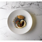 Churchill Bamboo Centre Print Deep Coupe Plates Quartz Black 281mm (12 Pack)