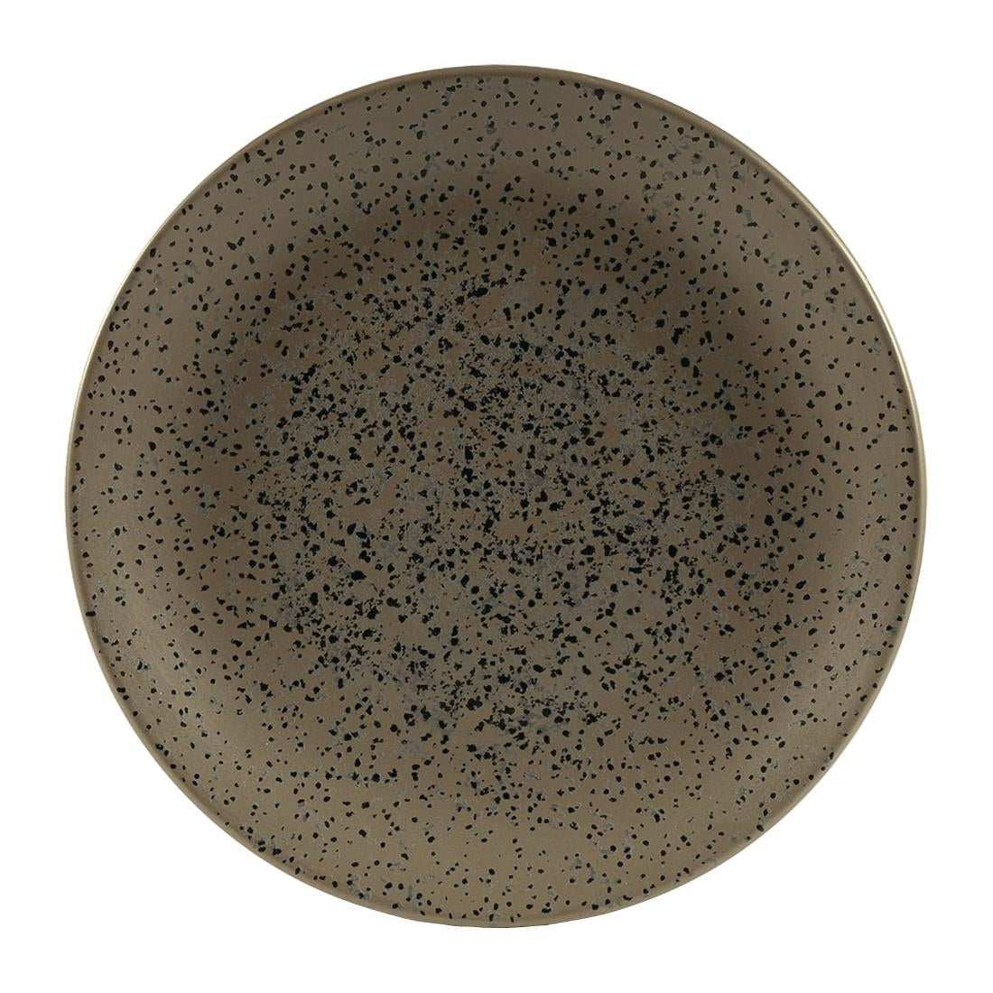 Churchill Menu Shades Caldera Coupe Plates Flint Grey 205mm (6 Pack)