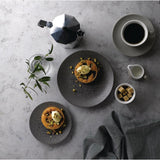 Churchill Menu Shades Caldera Coupe Plates Flint Grey 155mm (6 Pack)