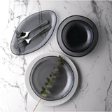 Churchill Bamboo Organic Oval Glasses Platter Dusk 295 x 162mm (6 Pack)