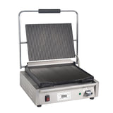 Buffalo Large Ribbed Top Contact Grill