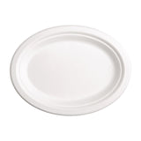 Fiesta Compostable Bagasse Oval Plates 198mm (50 Pack)
