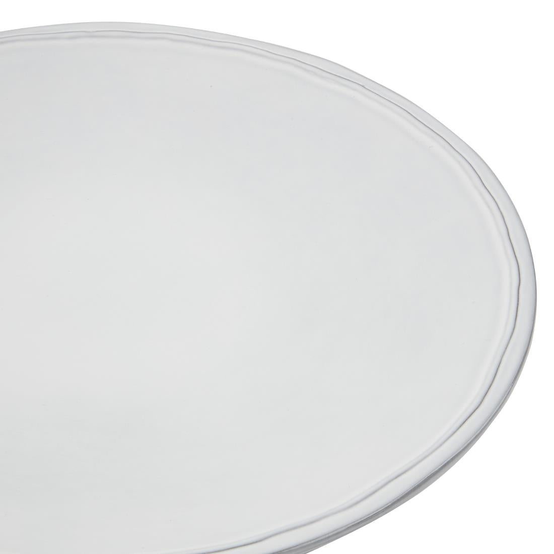 Olympia Raw Recycled Clay Coupe Plates White 280mm (6 Pack)
