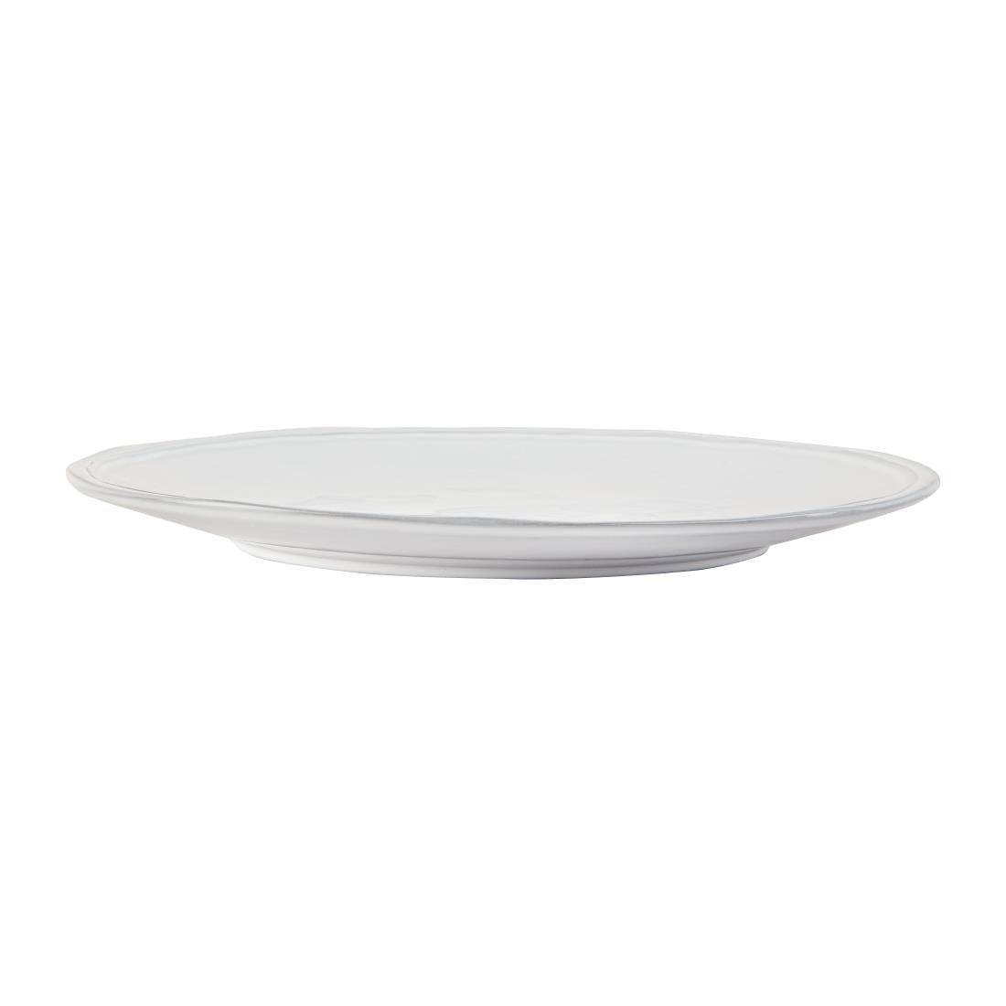 Olympia Raw Recycled Clay Coupe Plates White 280mm (6 Pack)