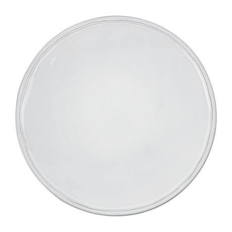 Olympia Raw Recycled Clay Coupe Plates White 280mm (6 Pack)