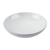 Olympia Raw Recycled Clay Coupe Bowls White 230mm (6 Pack)