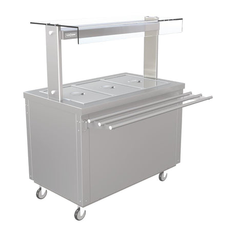 Parry Flexi-Serve Ambient Cupboard with Chilled Well & LED Illuminated Gantry FS-AW3Pack