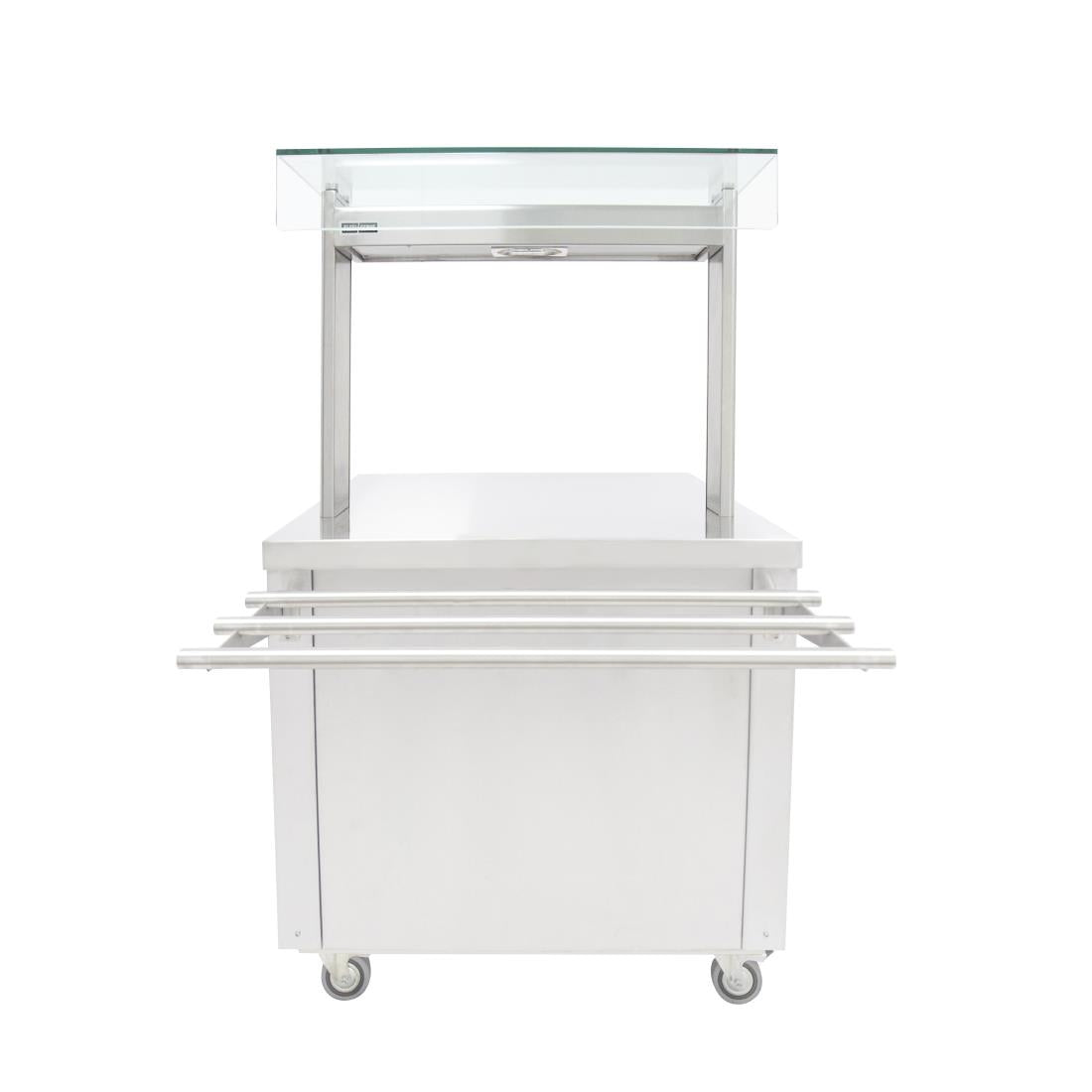Parry Flexi-Serve Ambient Cupboard with Plain Top & LED Illuminated Gantry FS-A2Pack