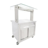 Parry Flexi-Serve Ambient Cupboard with Plain Top & LED Illuminated Gantry FS-A2Pack