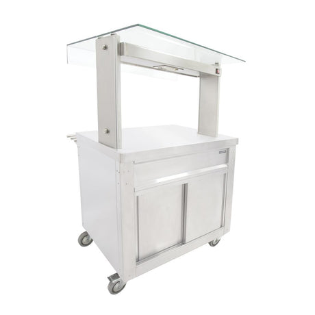 Parry Flexi-Serve Ambient Cupboard with Plain Top & LED Illuminated Gantry FS-A2Pack