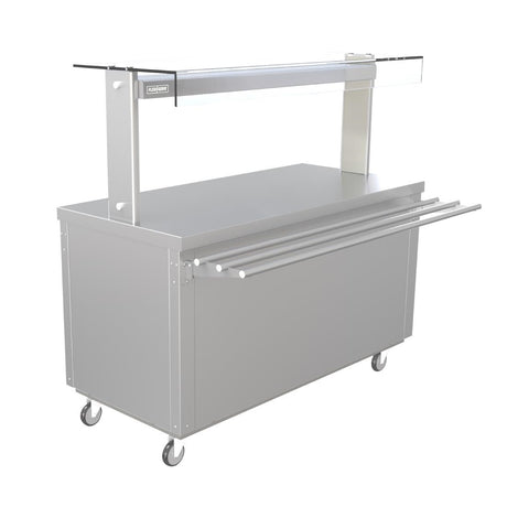 Parry Flexi-Serve Ambient Cupboard with Plain Top & LED Illuminated Gantry FS-A4Pack