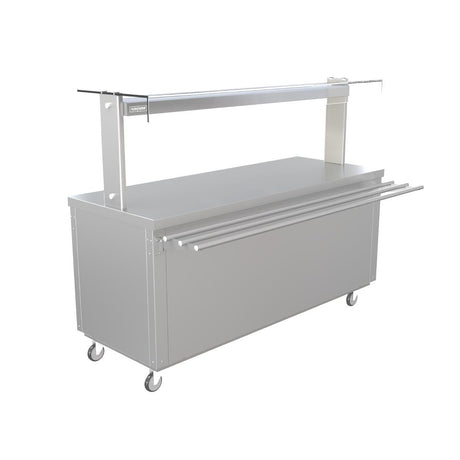 Parry Flexi-Serve Ambient Cupboard with Plain Top & LED Illuminated Gantry FS-A5Pack