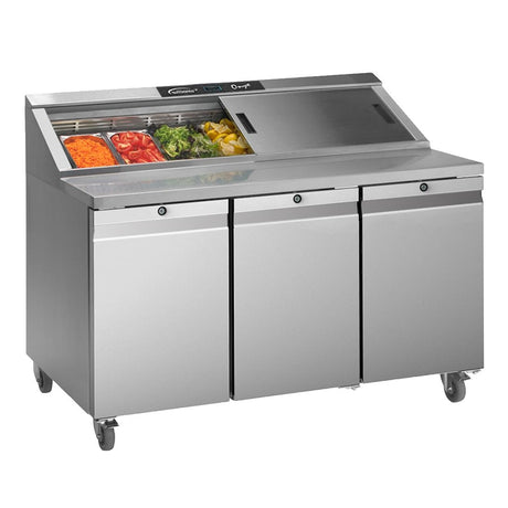 Williams Onyx 3 Door Refrigerated Prep Counter 616Ltr CPC3-SS