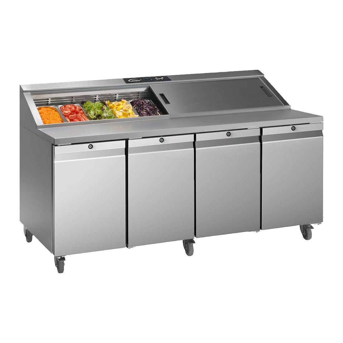 Williams Onyx 4 Door Refrigerated Prep Counter 835Ltr CPC4-SS