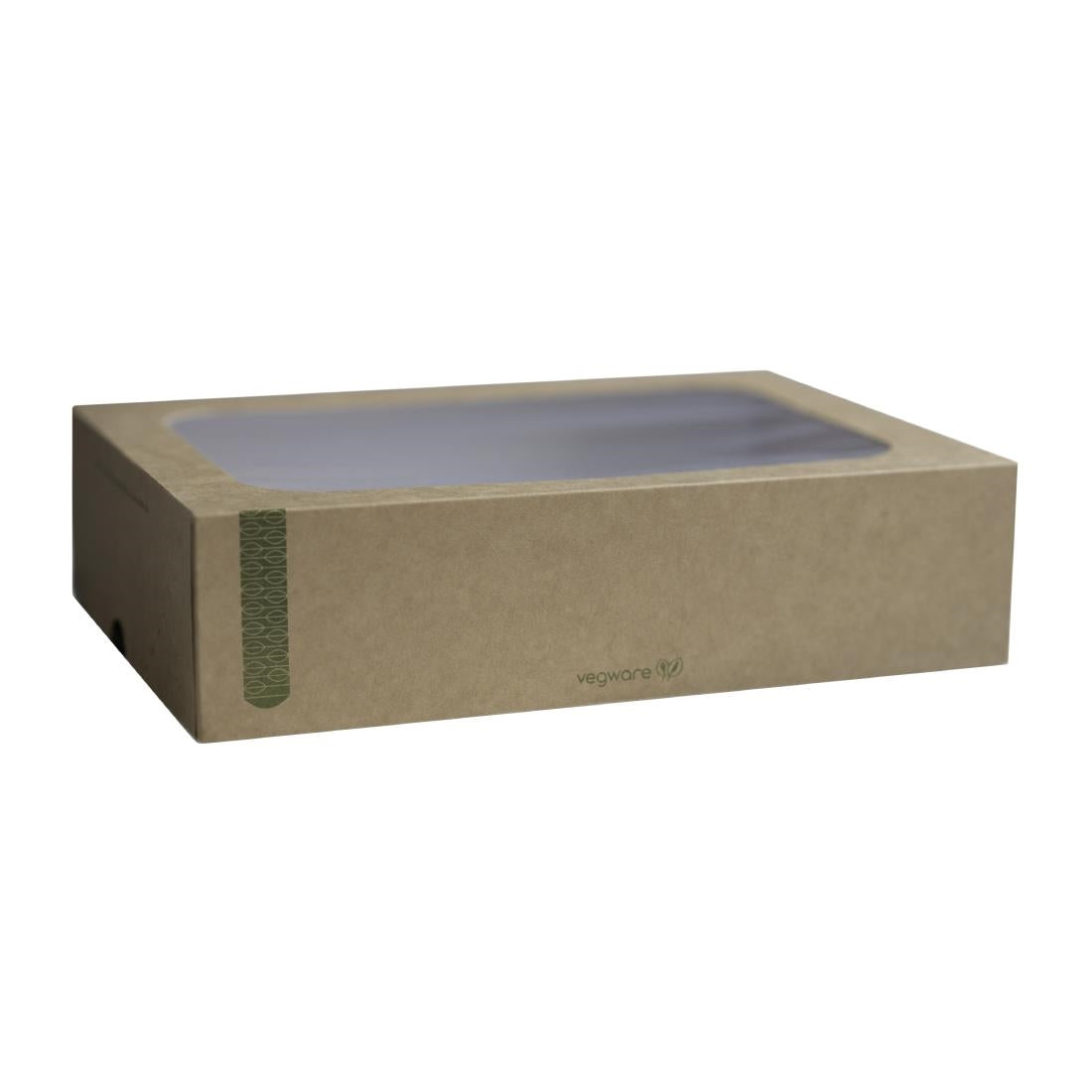 Vegware Compostable Sandwich Platters Box with Insert and Lid (50 Pack)