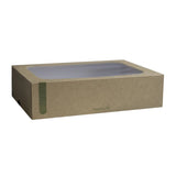 Vegware Compostable Sandwich Platters Box with Insert and Lid (50 Pack)