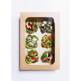 Vegware Compostable Sandwich Platters With Lid Large (25 Pack)