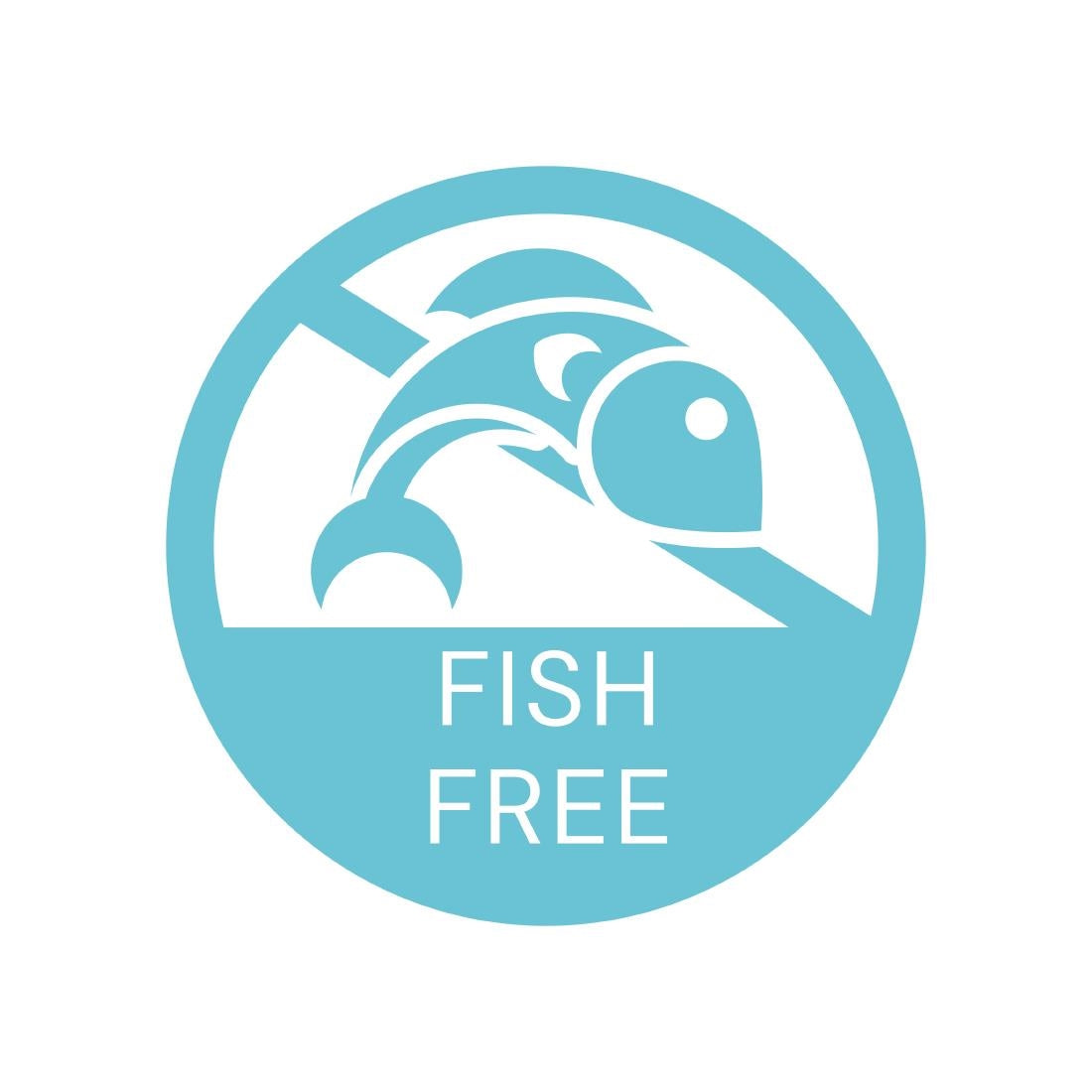 Vogue Removable Fish-Free Food Packaging Labels (1000 Pack)