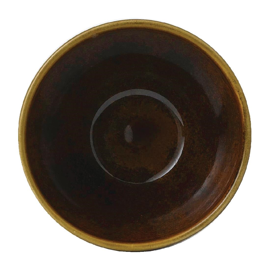 Churchill Super Vitrified Nourish Black Onyx Two Tone Contour Deep Bowls 8oz (12 Pack)