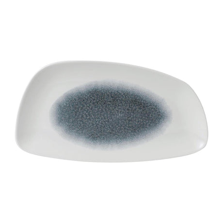 Churchill Raku Geo Plates Topaz Blue 346x171mm (6 Pack)