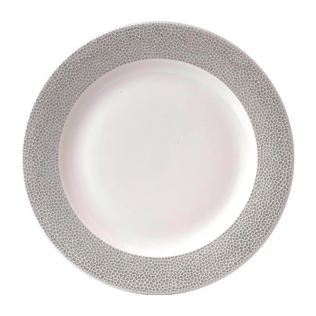 Churchill Isla Spinwash Profile Wide Rim Plates Shale Grey 305mm (12 Pack)