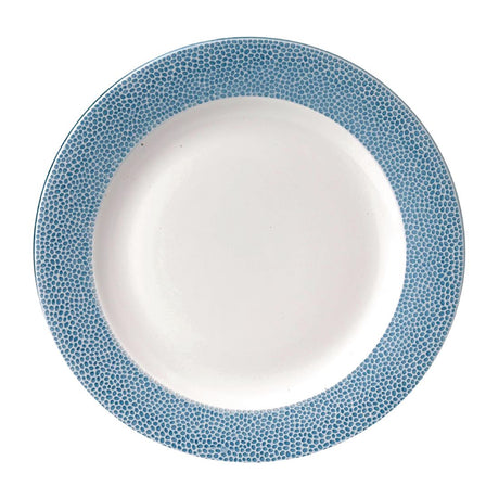 Churchill Isla Spinwash Profile Wide Rim Plates Ocean Blue 305mm (12 Pack)
