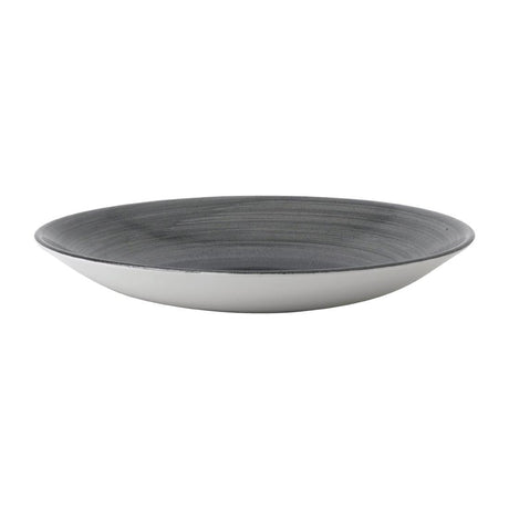 Churchill Stonecast Aqueous Deep Coupe Plates Grey 279mm (12 Pack)