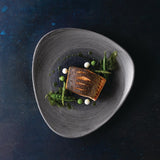 Churchill Stonecast Aqueous Lotus Plates Grey 305mm (6 Pack)