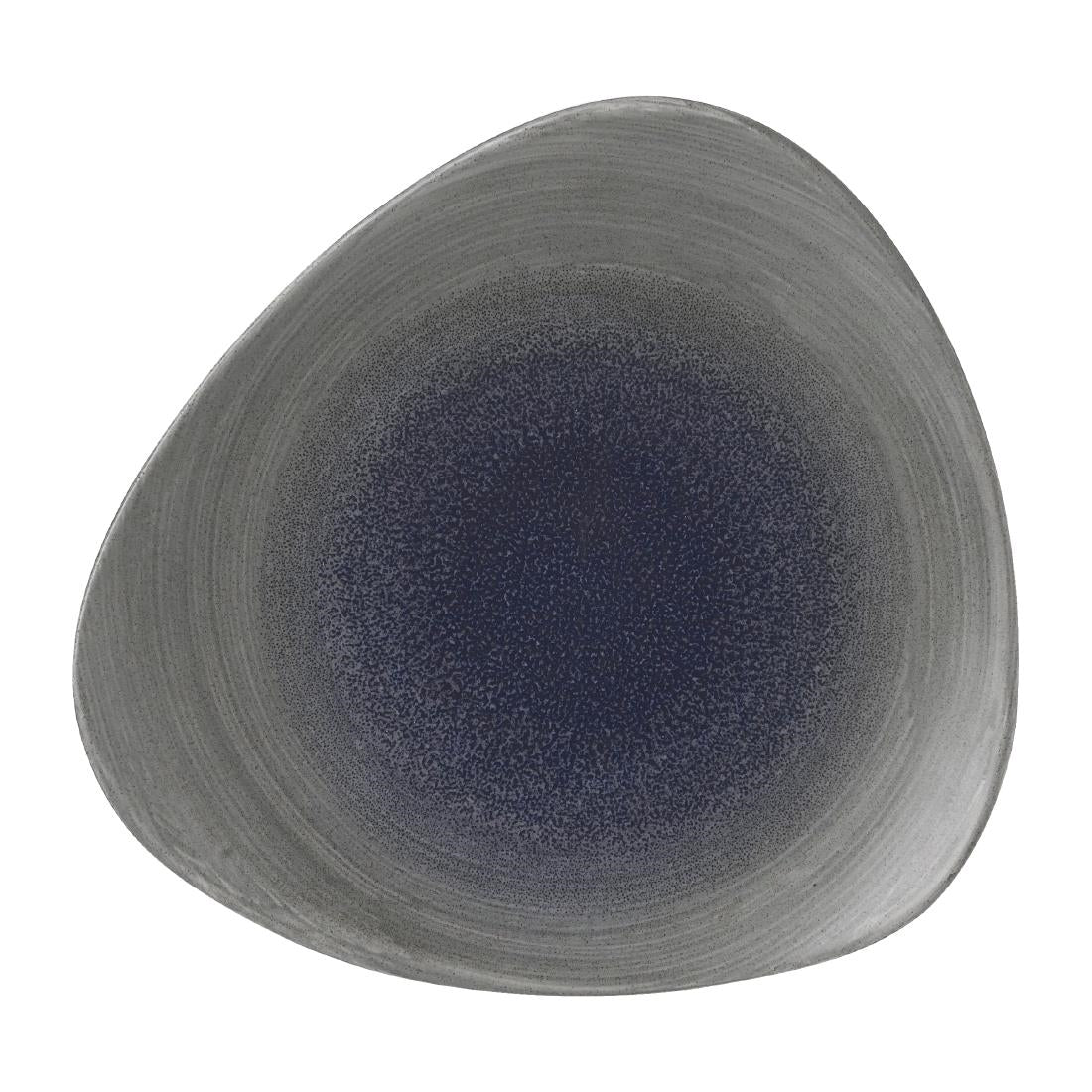 Churchill Stonecast Aqueous Lotus Plates Grey 229mm (12 Pack)