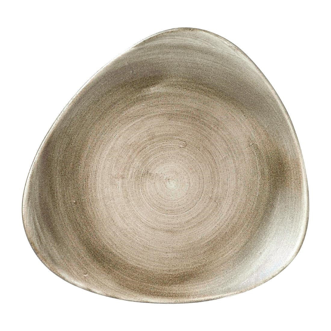 Churchill Stonecast Patina Lotus Plates Antique Taupe 254mm (12 Pack)