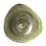Churchill Stonecast Patina Lotus Bowls Burnished Green 178mm (12 Pack)